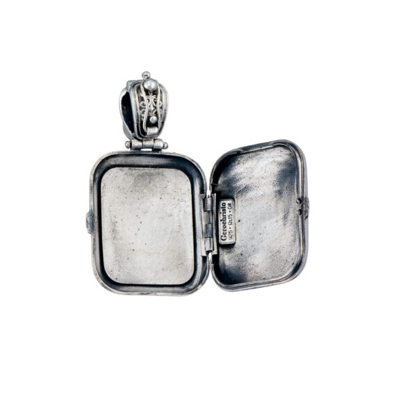 Mediterranean Locket Pendant in Sterling Silver - Image 3