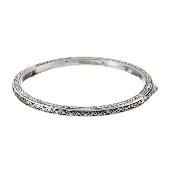 Round Bracelet in Sterling Silver 6409