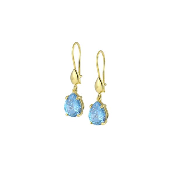 14k yellow Gold Tear Drop Earrings